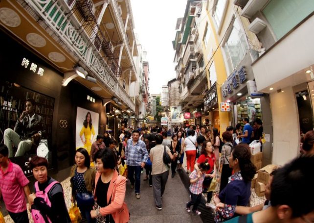 Macau records the highest population density per sq km