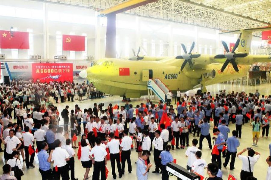 China unveils in Zhuhai world’s largest amphibious aircraft