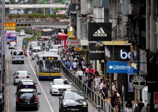 Macau’s motor vehicle registrations dropped 29 percent last year