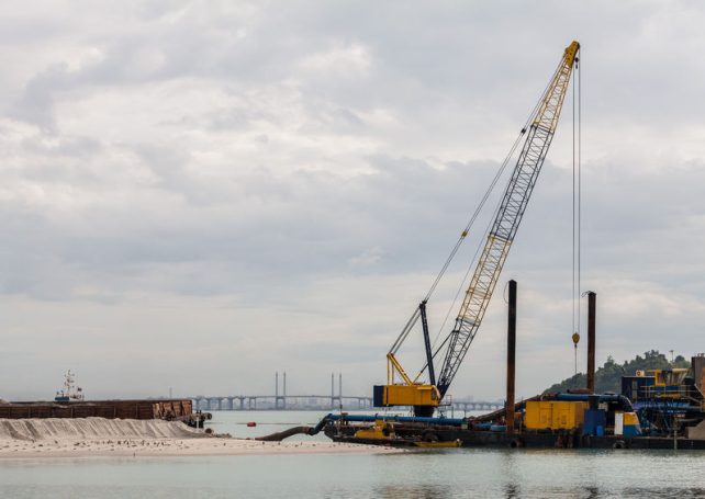 Engineers propose higher embankment for reclaimed land