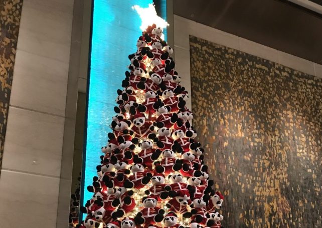 Panda Santa Tree sustainable alternative to live Christmas tree