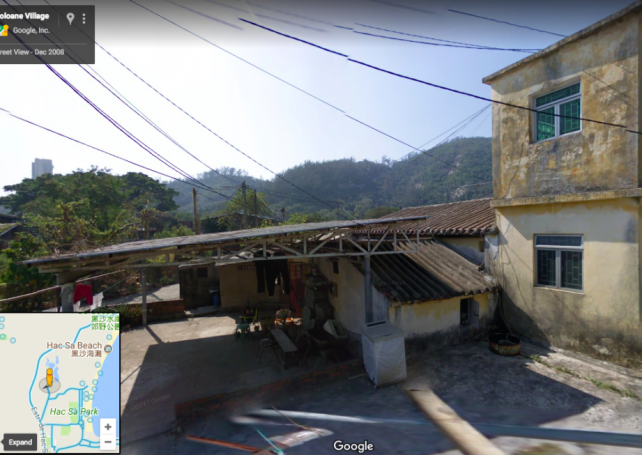 Illegal land reclamation project in Hac Sa village