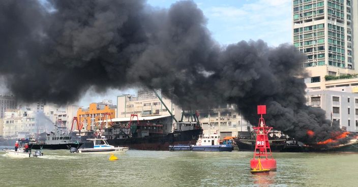 Two fishing boats in Inner Harbour damaged by fire