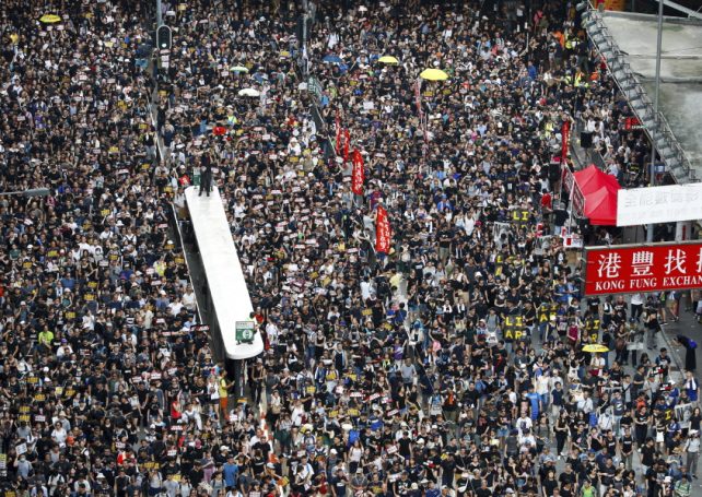 Hong Kong visitors rise 24% in June, thought linked to protests
