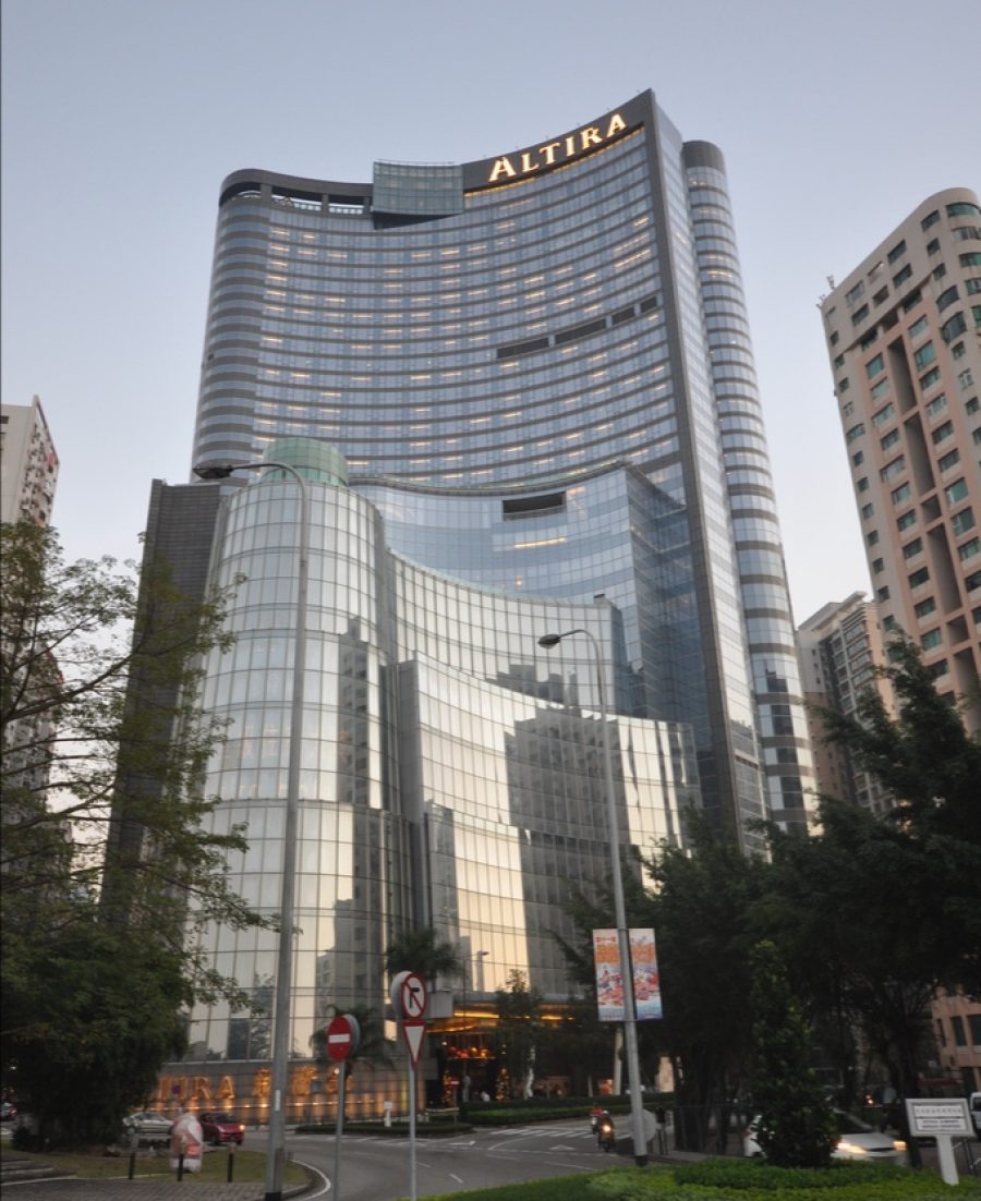 Six-star Altira Macau hotel closed today