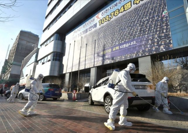 Anyone arriving from South Korea must go into quarantine from Wednesday