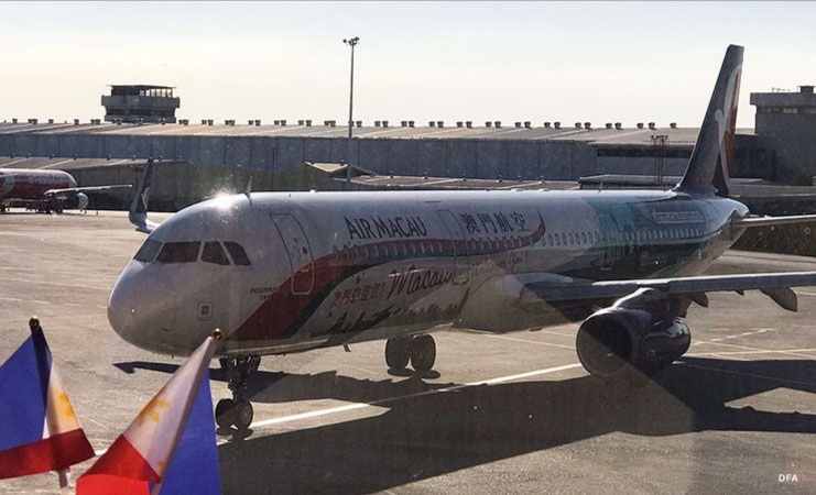 163 Filipinos stranded in Macau arrive in the Philippines