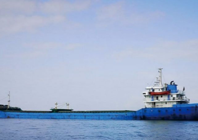 Cargo ship caught for violation of marine rules