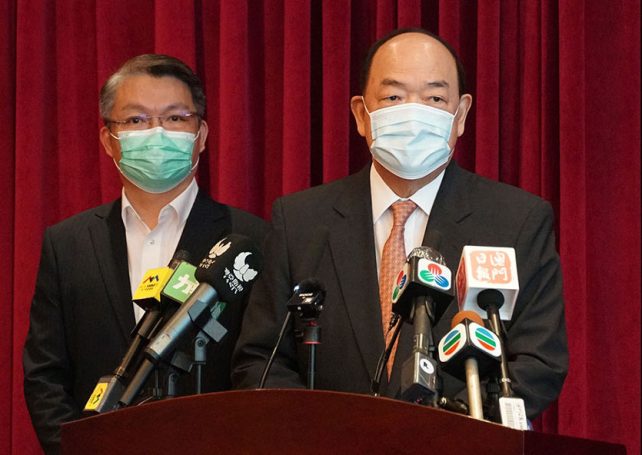 Non-resident foreigners not allowed in Macao unless coming from territories with no Covid-19 cases for 130 days