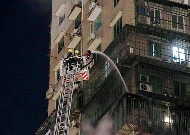 Blaze in residential high-rise brought under control in 30 minutes