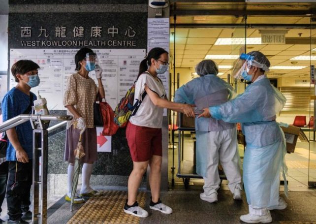 Hong Kong Covid-19 cases to drop again
