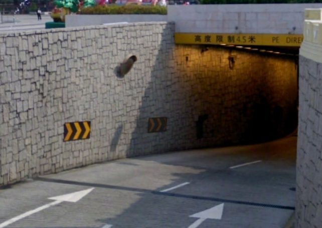 Bus hits wall of Tap Seac underpass, boy hurt