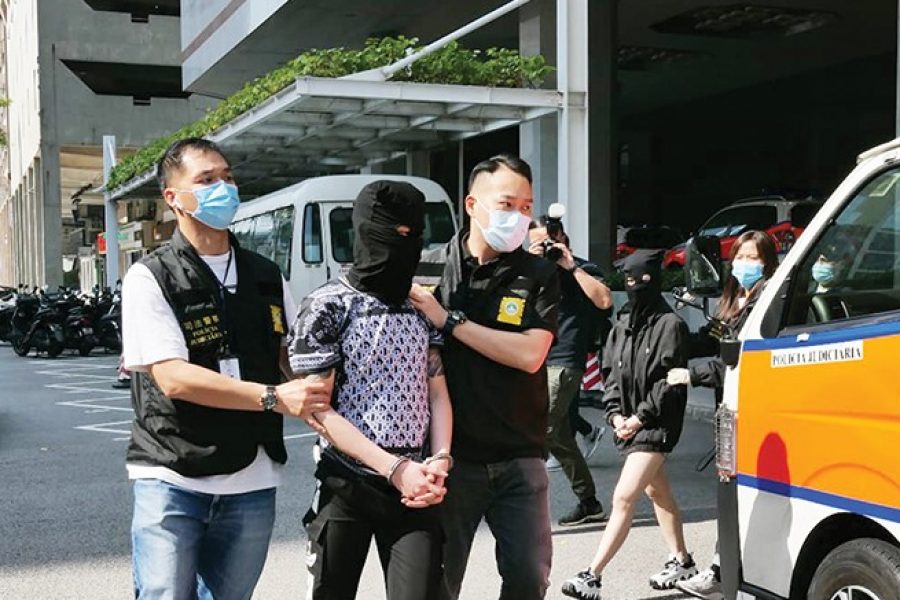 Couple caught in ice bust