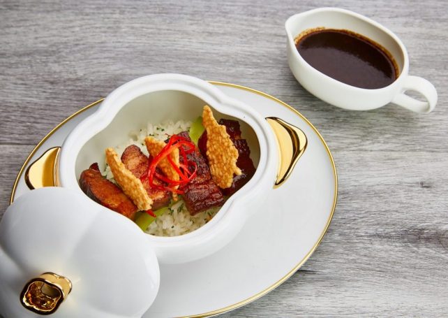 Pork in tamarind shrimp paste by Chef Wong Meng Kang