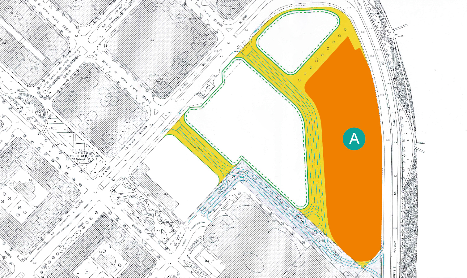 Plot P housing project zone