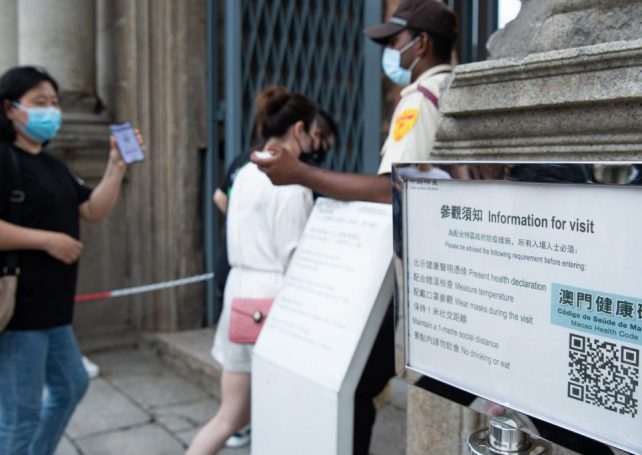 Macao Health Code only mandatory at government services, social services and non-tertiary institutions