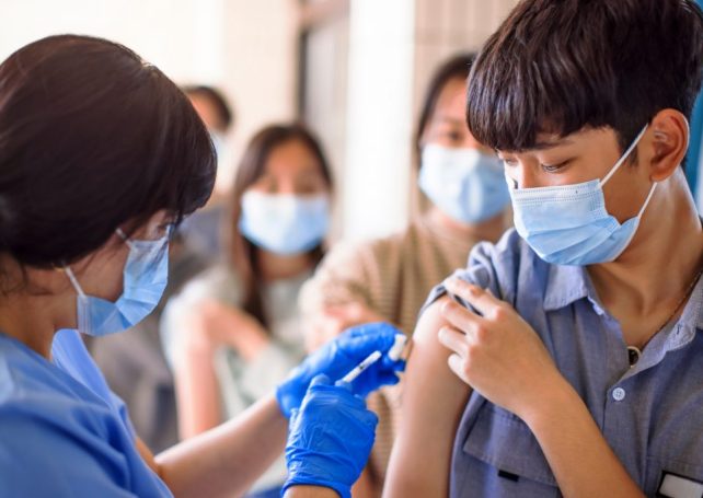 BioNTech jabs for over-12s start today