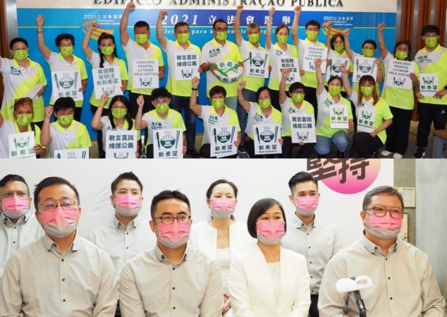 José Maria Pereira Coutinho and Agnes Lam stand for election again