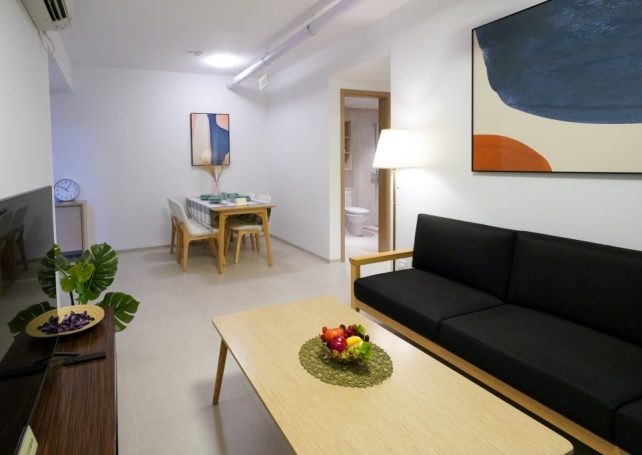 Show flats open for inspection by the public