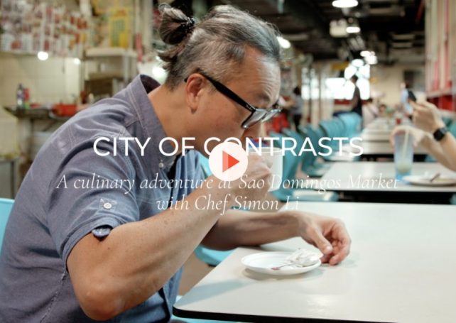City of Contrasts: A culinary adventure at São Domingos Market with Chef Simon Li
