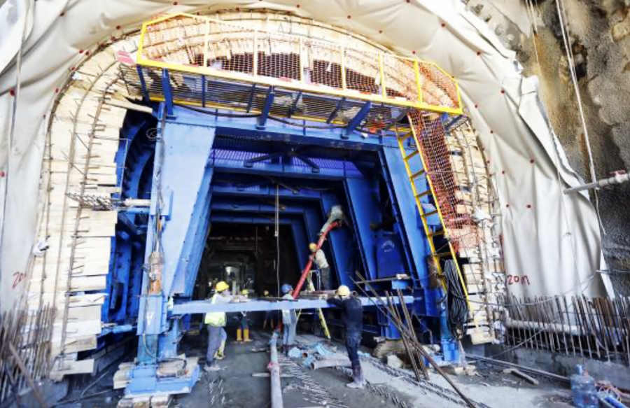 Workers make breakthrough at MOP 235 million Guia Hill pedestrian tunnel