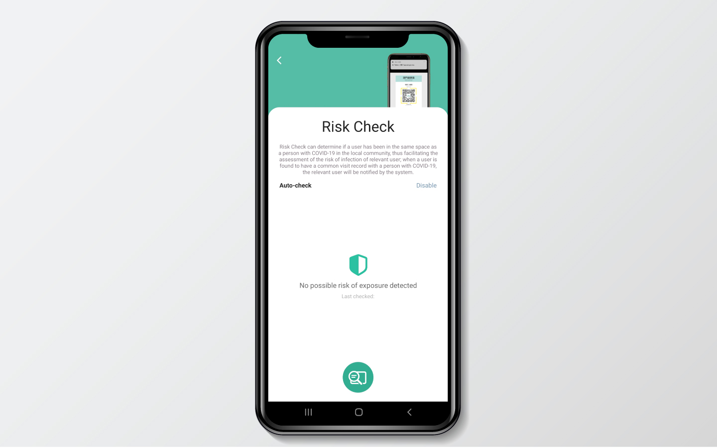 Mobile app users can scan contact-tracing-function QR codes by month’s end