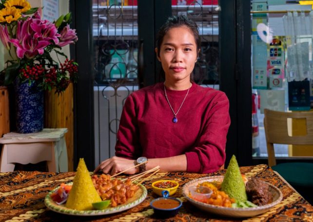 Indah Handayani Sunardi, head chef at Loly Indonesian Restaurant