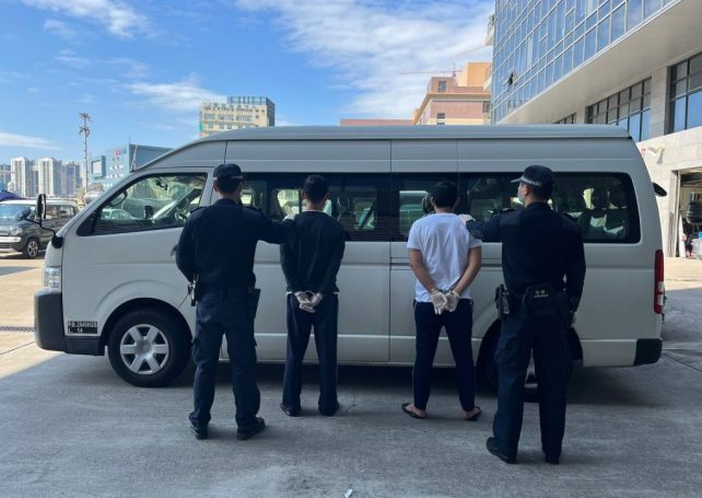 Customs patrol boat swoops on meat smugglers near Macao Science Center