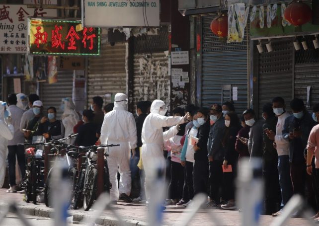 Hong Kong reports 26,908 new Covid-19 cases, 286 deaths