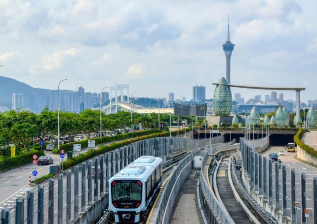 Taipa Light Rapid Transit will start running again shortly