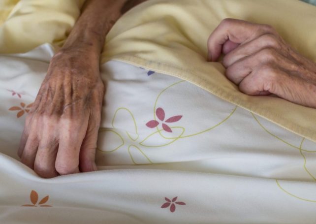 Two chronically ill elderly women who tested positive for Covid-19 have died today