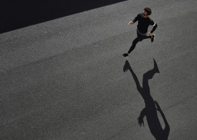 Police and customs officers arrest nighttime jogger and three other wanderers