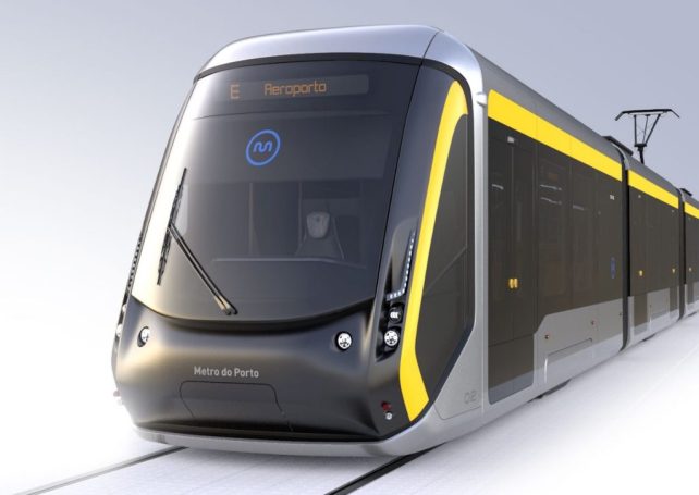 First train for Porto metro project rolls off production line in China