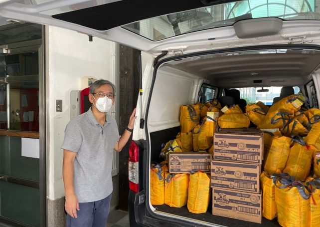 Caritas Macau providing food packages for 700 people a week