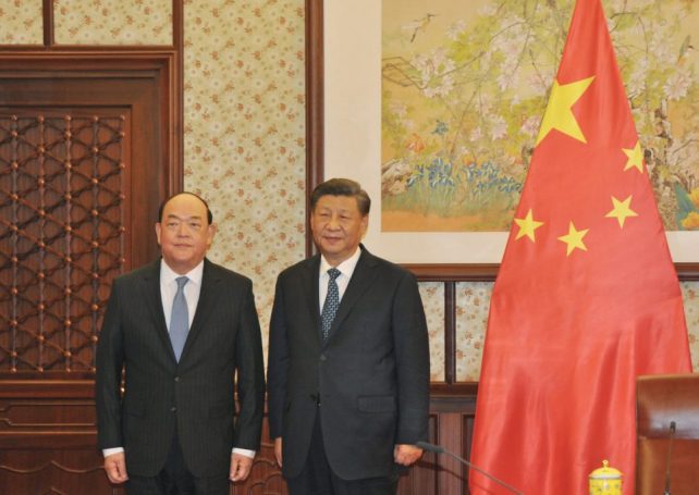 President Xi Jinping recognises Ho Iat Seng’s implementation of “One Country, Two Systems” in Macao