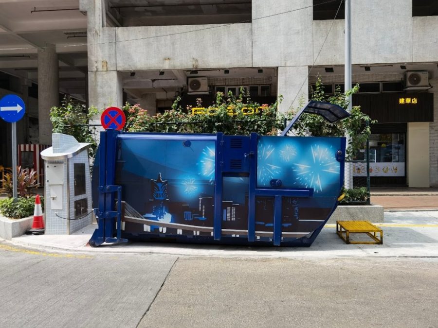 18 new hi-tech rubbish skips provide cleaner solutions in Areia Preta