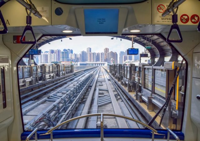 The LRT’s Barra station is completed, three months behind schedule