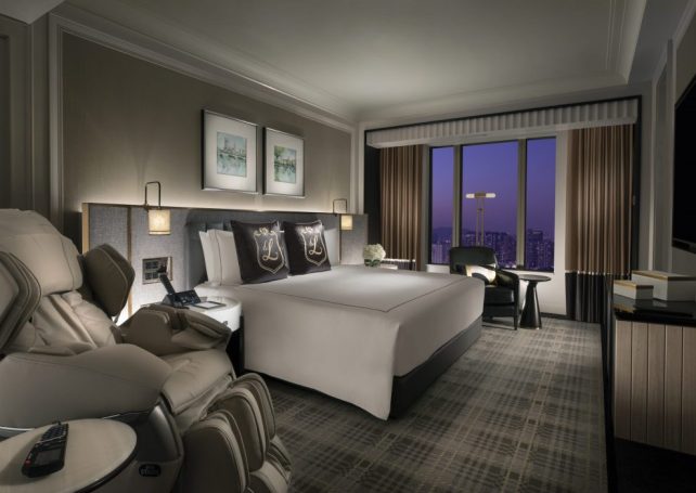 Average hotel occupancy rates rose in April, but the average length of stay remained static