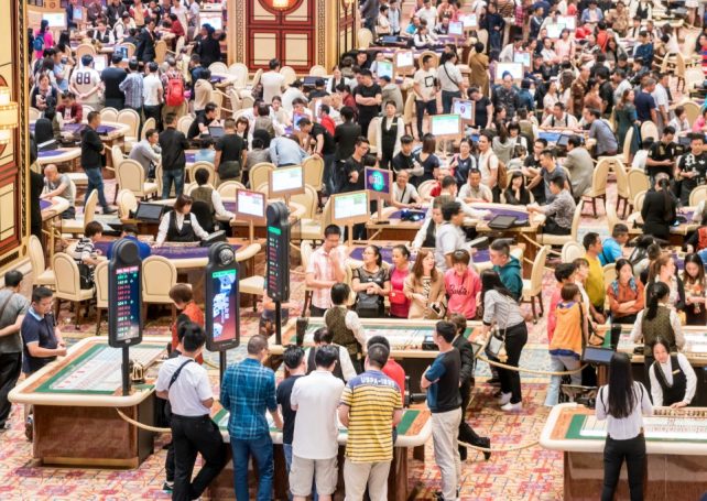 Macao’s gross gaming revenue jumps by 450 percent year-on-year to 14.7 billion patacas