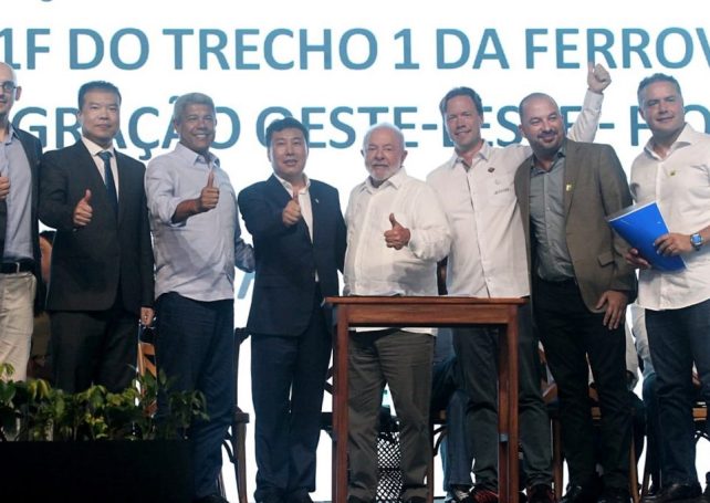An ambitious, Chinese-built railway project gets underway in Brazil