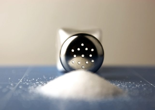 A run on iodised salt has prompted the authorities to call for calm