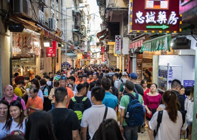 Macao welcomed nearly a million visitors during the golden week holiday