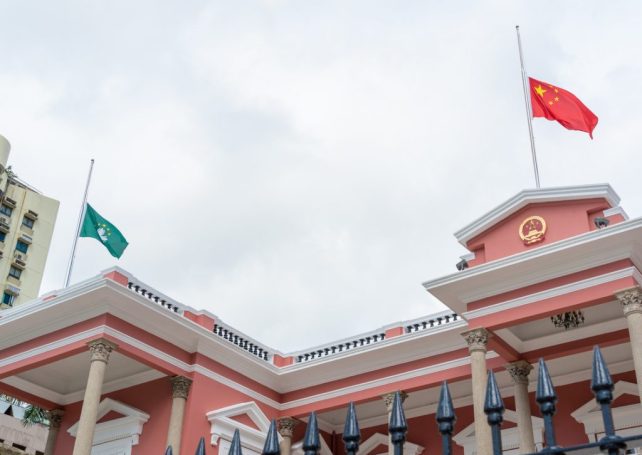 Flags at half-mast in Macao in honour of former premier Li Keqiang