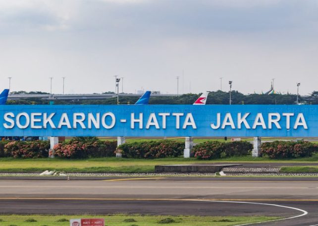 The first direct air service to Jakarta started today