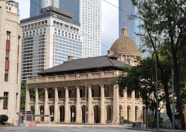 A Portuguese national has been convicted of sedition in Hong Kong