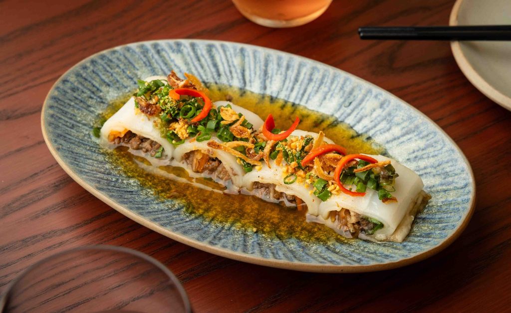 A pho roll from Vietnamese restaurant Chom Chom, which is participating in Art Central’s satellite event, Eat Central