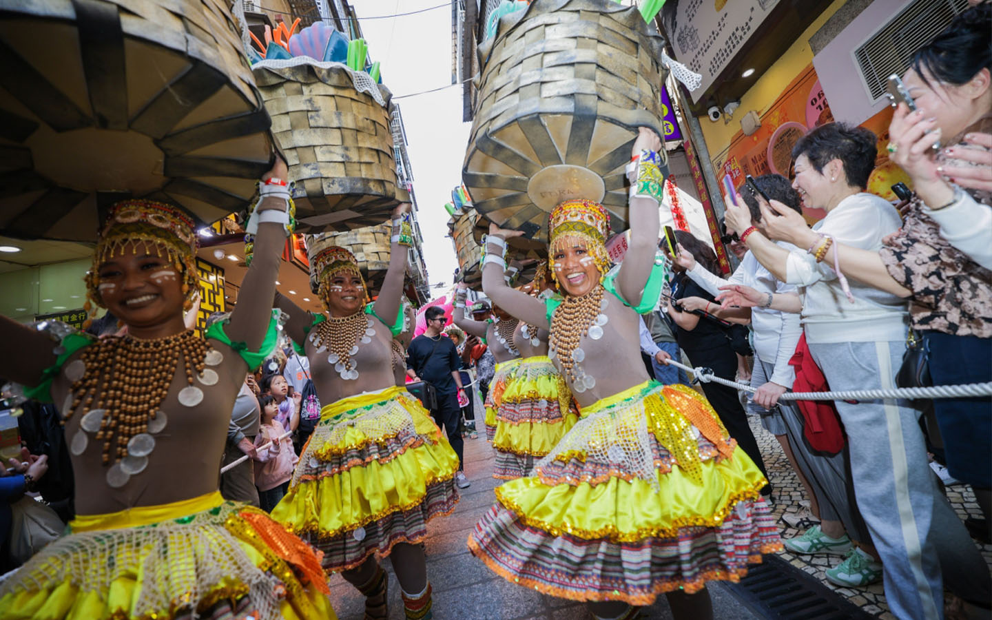 The Macao International Parade brings a burst of colour to the streets