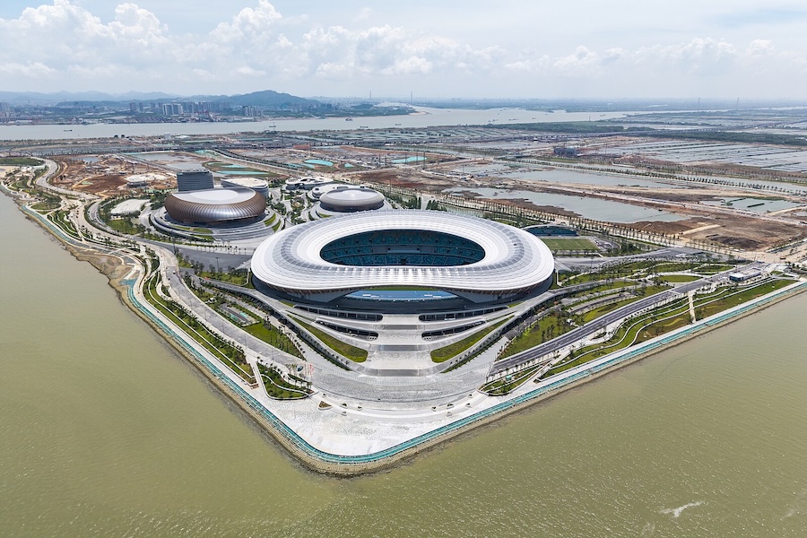 The Greater Bay Area Cultural and Sports Center is up and running